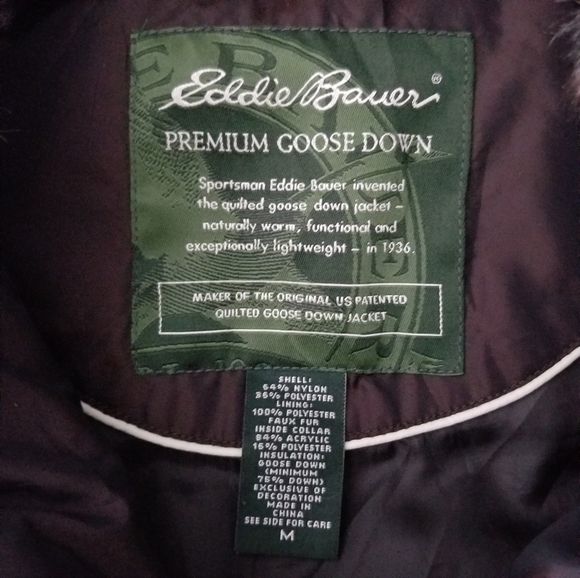 EDDIE BAUER | removable collar down puffer vest gilet - Picture 9 of 10